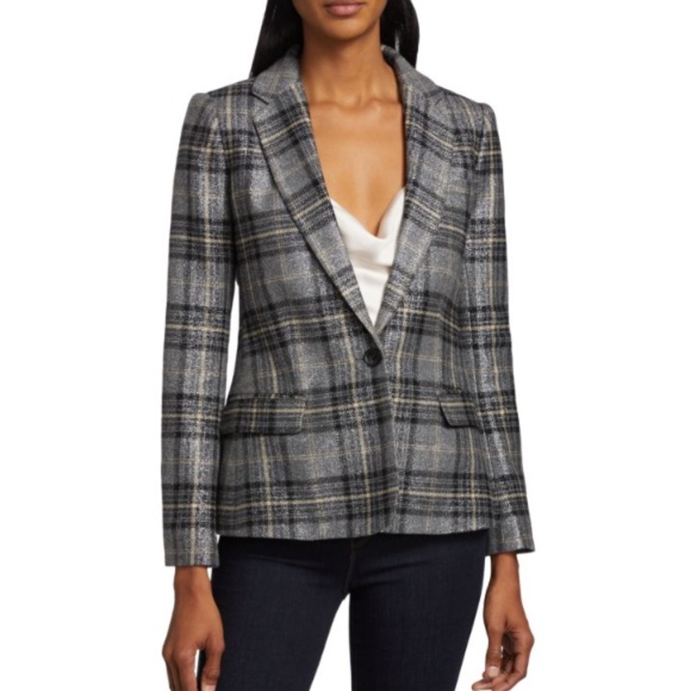 NWT L’Agence Diana Skinny Lapel Blazer - Picture 1 of 8
